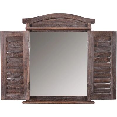 Décoshop26 - 040005484 - Madera marrón envejecida - Mirror Décoshop26 - 040005484 - Madera marrón envejecida - Mirror
