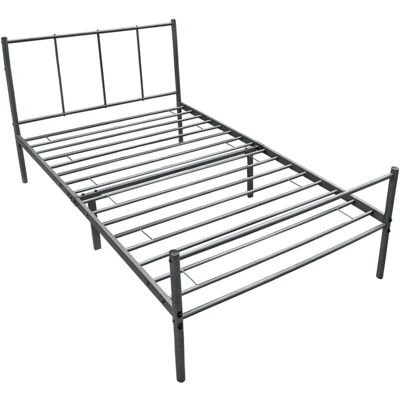 DÉCOSHOP26 Struttura letto in metallo con doghe - Letto DÉCOSHOP26 Struttura letto in metallo con doghe - Letto
