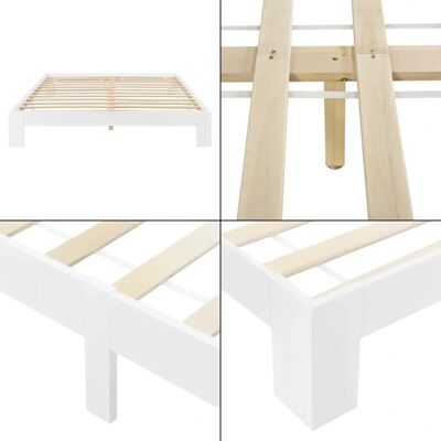 Decoshop26 - 030004921 - 140x200 - pine - estructura de cama Decoshop26 - 030004921 - 140x200 - pine - estructura de cama