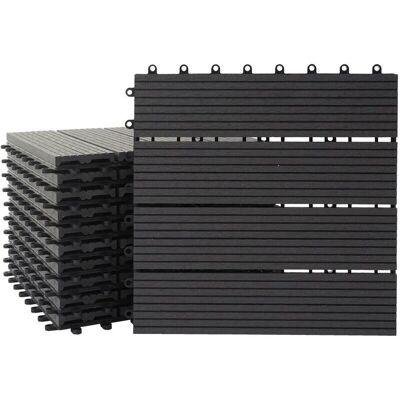 Décoshop26 - WPC Wood Look - 30x30 cm - Decking Tile Décoshop26 - WPC Wood Look - 30x30 cm - Decking Tile