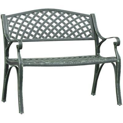 Helloshop26 - 02_0011148 - Vert - Banc de jardin - Publicité Helloshop26 - 02_0011148 - Vert - Banc de jardin - Publicité