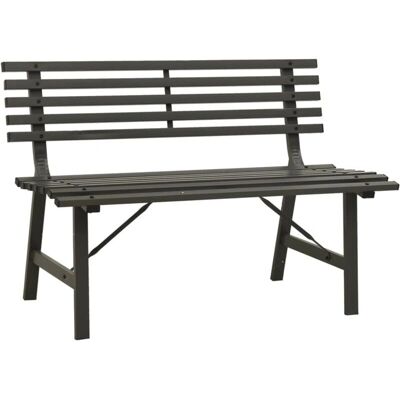 Helloshop26 Banco de Jardín - Acero Resistente a la Intemperie - 110x59x76.5cm Helloshop26 Banco de Jardín - Acero Resistente a la Intemperie - 110x59x76.5cm