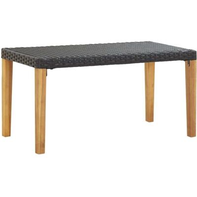 Helloshop26 - 02_0011203 - Negro - 120 cm - Banco de jardín Helloshop26 - 02_0011203 - Negro - 120 cm - Banco de jardín