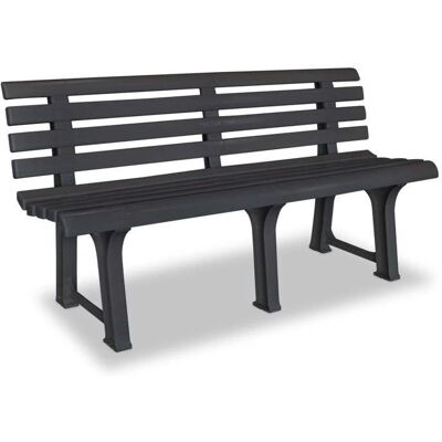 Helloshop26 - Banc de jardin - 145,5cm - Résistant aux intempéries - Publicité Helloshop26 - Banc de jardin - 145,5cm - Résistant aux intempéries - Publicité