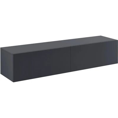 HELLOSHOP26 Estante de Pared 140x33x30cm Gris Oscuro Mate - Estante de Pared HELLOSHOP26 Estante de Pared 140x33x30cm Gris Oscuro Mate - Estante de Pared