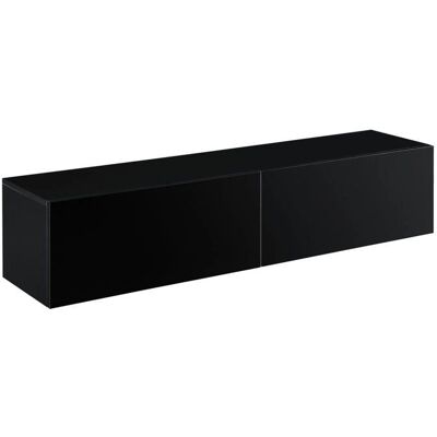 HELLOSHOP26 Modello 030005192 Mensola a Parete - Supporto TV con 2 Cassetti, 140cm, Nero HELLOSHOP26 Modello 030005192 Mensola a Parete - Supporto TV con 2 Cassetti, 140cm, Nero