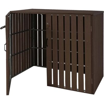 Décoshop26 - Abri de poubelles extérieur - Construction métallique résistante aux intempéries - Publicité Décoshop26 - Abri de poubelles extérieur - Construction métallique résistante aux intempéries - Publicité