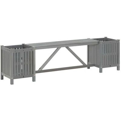 Banco de Jardín con Maceteros - Muebles de Exterior Banco de Jardín con Maceteros - Muebles de Exterior