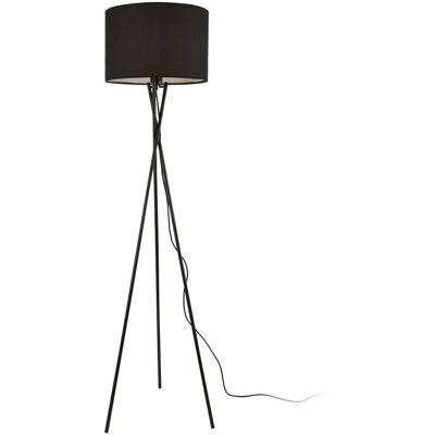 HELLOSHOP26 - Grenoble - Negro - 154 cm - Lámpara de pie HELLOSHOP26 - Grenoble - Negro - 154 cm - Lámpara de pie