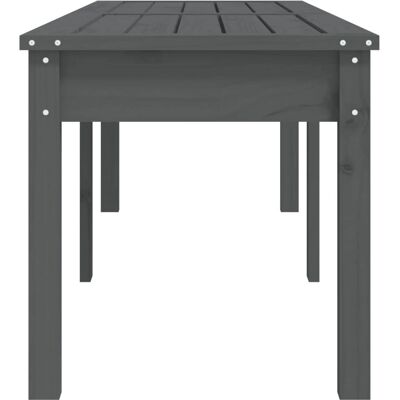 Helloshop26 02_0011783 - Gris - Pin massif - Banc de jardin - Publicité Helloshop26 02_0011783 - Gris - Pin massif - Banc de jardin - Publicité