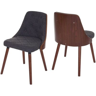 DÉCOSHOP26 - CDS04466 - Gris tela - Dining chairs DÉCOSHOP26 - CDS04466 - Gris tela - Dining chairs