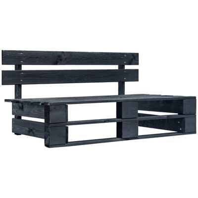 Helloshop26 Banc de jardin en bois noir - Type de produit - Publicité Helloshop26 Banc de jardin en bois noir - Type de produit - Publicité