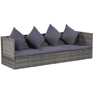 Helloshop26 Cama de jardín gris 200x60cm - Cama de jardín Helloshop26 Cama de jardín gris 200x60cm - Cama de jardín