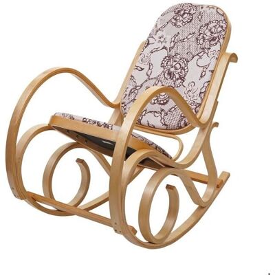 Silla Mecedora de Madera Retro Mobikasa - Muebles Relajantes Silla Mecedora de Madera Retro Mobikasa - Muebles Relajantes
