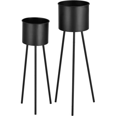 HelloShop26 - Soportes para plantas - Negro - Decoración interior HelloShop26 - Soportes para plantas - Negro - Decoración interior