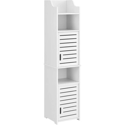 Helloshop26 - Columna de baño blanca 135 cm - Mueble de baño Helloshop26 - Columna de baño blanca 135 cm - Mueble de baño