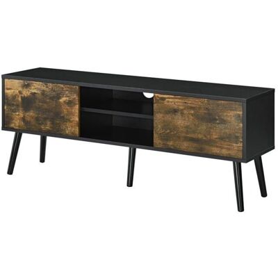 Mueble para TV Helloshop26 120cm - Moderno, Negro, Patas de madera Mueble para TV Helloshop26 120cm - Moderno, Negro, Patas de madera