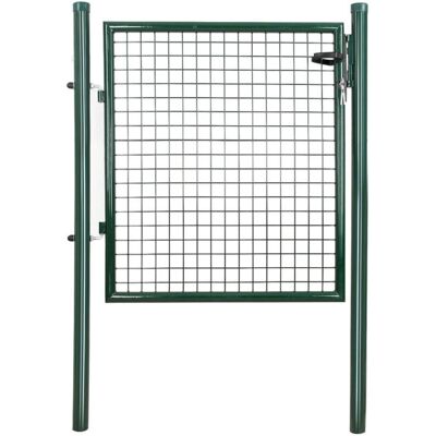 HELLOSHOP26 - Cancela de malla huerto galvanizada - 106x6x150 HELLOSHOP26 - Cancela de malla huerto galvanizada - 106x6x150