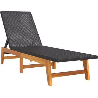 HelloShop26 Silla de jardín de acacia - Sillón de jardín de acacia HelloShop26 Silla de jardín de acacia - Sillón de jardín de acacia