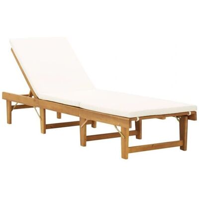Helloshop26 Transat en acacia pliable - Mobilier d'extérieur - Publicité Helloshop26 Transat en acacia pliable - Mobilier d'extérieur - Publicité