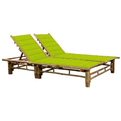 Helloshop26 Hamaca de Bambú para Exterior - Relajación en Jardín para 2 Personas Helloshop26 Hamaca de Bambú para Exterior - Relajación en Jardín para 2 Personas