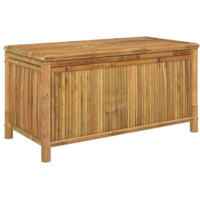 HELLOSHOP26 Coffre en bambou pour jardin - 110x52x55 cm - Coffre de jardin - Publicité HELLOSHOP26 Coffre en bambou pour jardin - 110x52x55 cm - Coffre de jardin - Publicité
