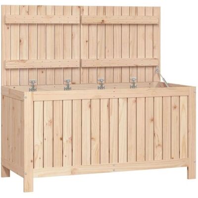 Helloshop26 Coffre de rangement en pin 121x55x64cm - Publicité Helloshop26 Coffre de rangement en pin 121x55x64cm - Publicité