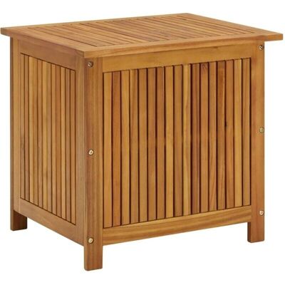 Helloshop26 Coffre de jardin en acacia - Imperméable - 60x50x58cm - Publicité Helloshop26 Coffre de jardin en acacia - Imperméable - 60x50x58cm - Publicité