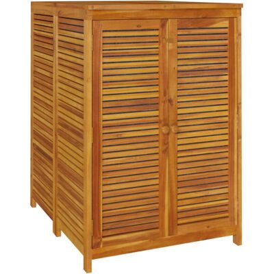 Helloshop26 Coffre de jardin en acacia - 70x87x104cm - Publicité Helloshop26 Coffre de jardin en acacia - 70x87x104cm - Publicité