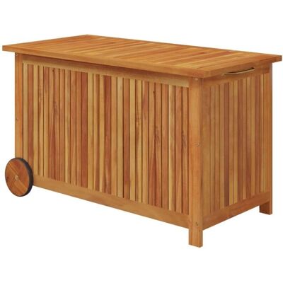 HELLOSHOP26 - Caja de almacenamiento de acacia para jardín - 90x50x58 cm HELLOSHOP26 - Caja de almacenamiento de acacia para jardín - 90x50x58 cm