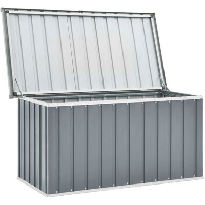 HELLOSHOP26 - Cofre jardín 129x67x65 gris - Gris - 129x67x65 cm HELLOSHOP26 - Cofre jardín 129x67x65 gris - Gris - 129x67x65 cm