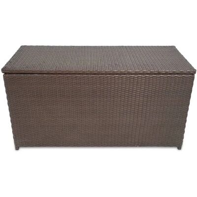 HelloShop26 - Modelo 02_0013096 - Caja de almacenamiento de mimbre de resina para jardín HelloShop26 - Modelo 02_0013096 - Caja de almacenamiento de mimbre de resina para jardín