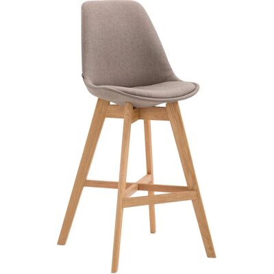 DÉCOSHOP26 - 100000927 - Topo - Tela - Taburete alto DÉCOSHOP26 - 100000927 - Topo - Tela - Taburete alto