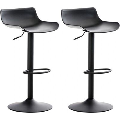Décoshop - 100000317 - negro - PP - 75-96 cm - bar stool Décoshop - 100000317 - negro - PP - 75-96 cm - bar stool