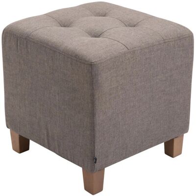 DÉCOSHOP26 - 100000143 - Taupe - 45x46 cm - Ottoman - Publicité DÉCOSHOP26 - 100000143 - Taupe - 45x46 cm - Ottoman - Publicité