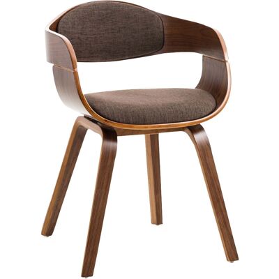 Décoshop26 - BUR10545 - Noyer brun - Chair - Publicité Décoshop26 - BUR10545 - Noyer brun - Chair - Publicité