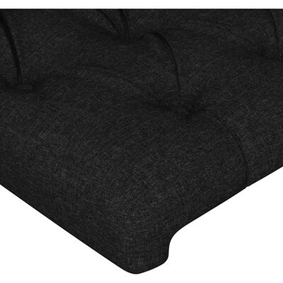 Décoshop26 TDL0206265 Cabecero negro - Cabecero, Altura ajustable, Patas de madera Décoshop26 TDL0206265 Cabecero negro - Cabecero, Altura ajustable, Patas de madera