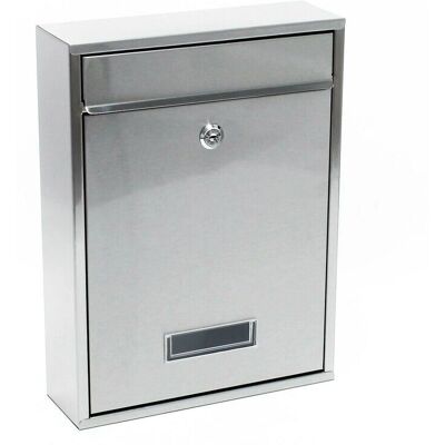 HELLOSHOP26 Modello 16_0000058 Cassetta postale in acciaio inox argento - Cassetta postale HELLOSHOP26 Modello 16_0000058 Cassetta postale in acciaio inox argento - Cassetta postale