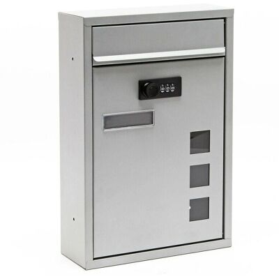 HELLOSHOP26 Modelo 16_0000065 - Buzón de pared moderno con cerradura de combinación HELLOSHOP26 Modelo 16_0000065 - Buzón de pared moderno con cerradura de combinación