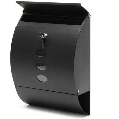 HELLOSHOP26 - 16_0000081 - Negro - 320x400x120 mm - Mailbox HELLOSHOP26 - 16_0000081 - Negro - 320x400x120 mm - Mailbox