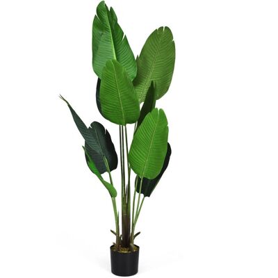 Décoshop26 - Pianta di banana 160cm - Pianta artificiale Décoshop26 - Pianta di banana 160cm - Pianta artificiale