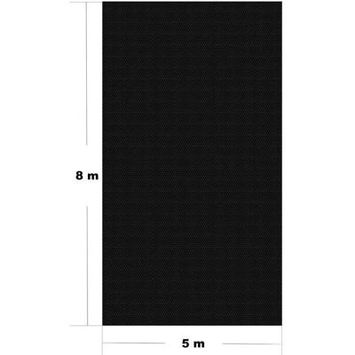 HelloShop26 - Bubble Pool Cover 5x8 m Black - Cubierta de piscina HelloShop26 - Bubble Pool Cover 5x8 m Black - Cubierta de piscina