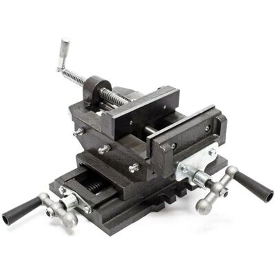 HelloShop26 - Tornillo de banco para fresar - 2 ejes - 150 mm - Milling vise HelloShop26 - Tornillo de banco para fresar - 2 ejes - 150 mm - Milling vise