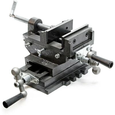 HelloShop26 100 mm 2 ejes Vise - tornillo de banco máquina HelloShop26 100 mm 2 ejes Vise - tornillo de banco máquina
