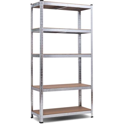 DÉCOSHOP26 - Estante para banco de trabajo de garaje - 90 x 40 x 180 cm - Gris - Garage workbench shelf DÉCOSHOP26 - Estante para banco de trabajo de garaje - 90 x 40 x 180 cm - Gris - Garage workbench shelf