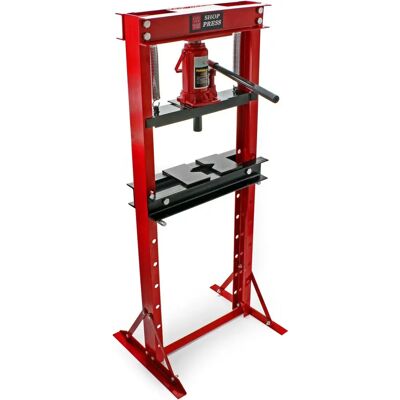 HelloShop26 - 12T Hydraulic Press - Rojo - Marco - Press HelloShop26 - 12T Hydraulic Press - Rojo - Marco - Press