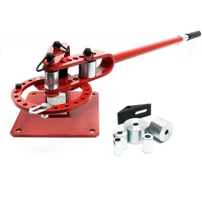 Helloshop26 - Dobladora de tubo - Rojo - Acero - Dobladora de tubos Helloshop26 - Dobladora de tubo - Rojo - Acero - Dobladora de tubos