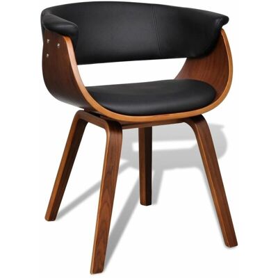 Décoshop26 Silla de comedor ergonómica de madera curvada - Silla de comedor Décoshop26 Silla de comedor ergonómica de madera curvada - Silla de comedor