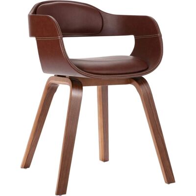 DÉCOSHOP26 - CDS020049 - Marron - Cadre en bois courbé - Chaise de dining - Publicité DÉCOSHOP26 - CDS020049 - Marron - Cadre en bois courbé - Chaise de dining - Publicité