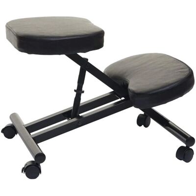 Décoshop26 Silla ergonómica de rodillas - Altura ajustable, Cuero sintético Décoshop26 Silla ergonómica de rodillas - Altura ajustable, Cuero sintético